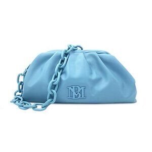 Badgley Mischka Chainlink Soft Clutch Handbag